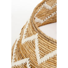 Christmas Tree Skirt - H25 x Ø50 cm - Banana Leaf - Brown, White