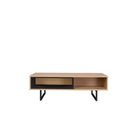 Salontafel dressoir tv meubel met opbergvak MDF metaal