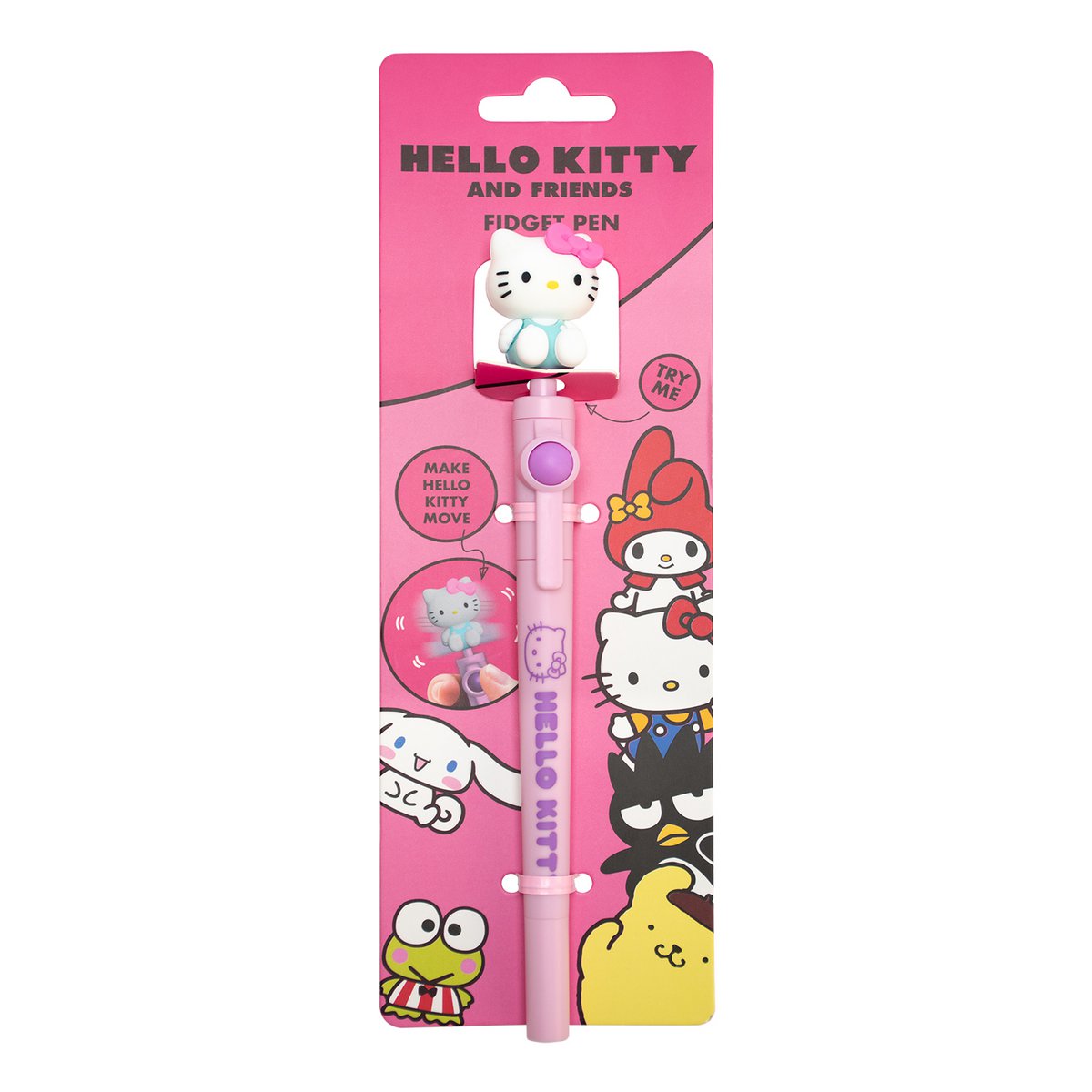 Fidget pen Hello Kitty roze