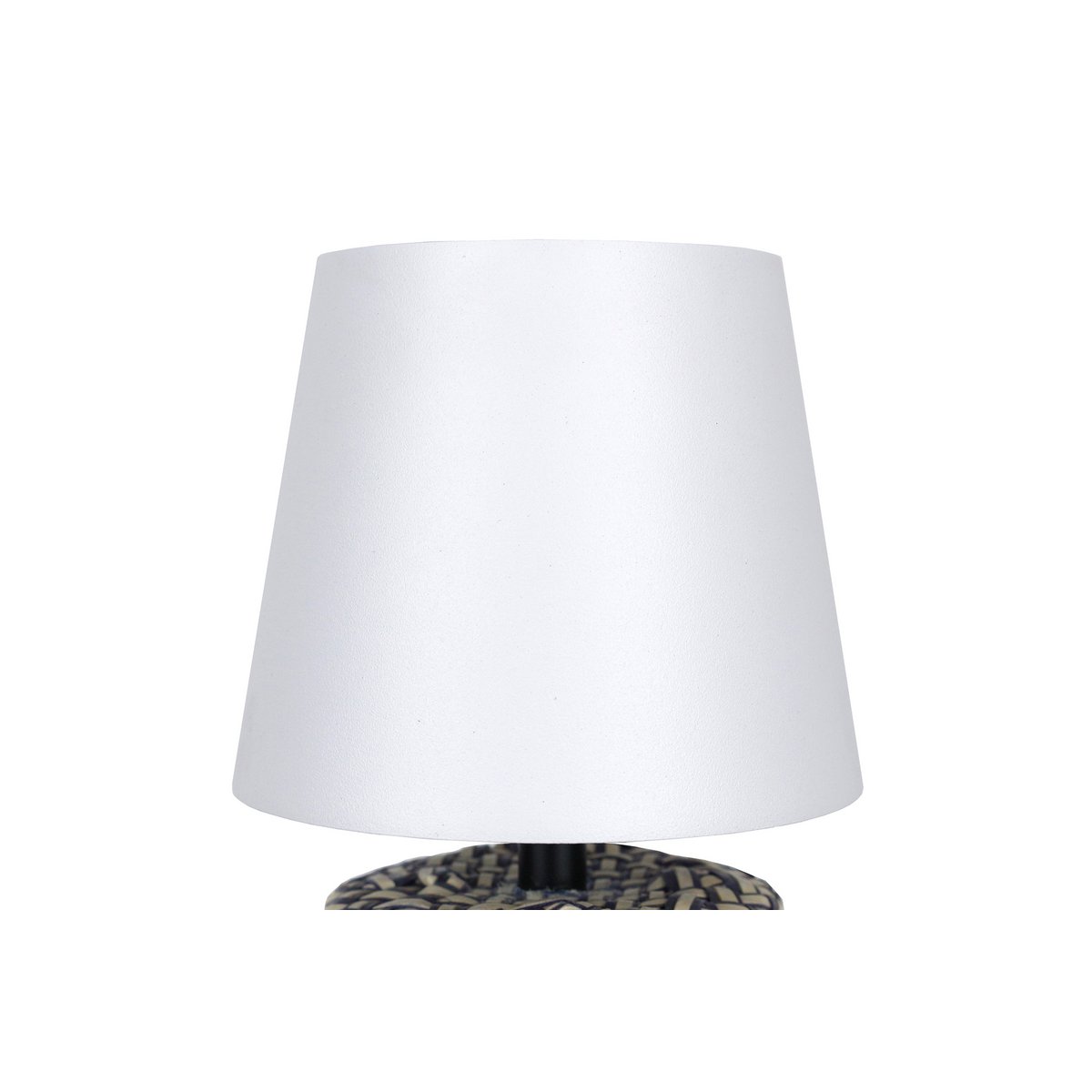 Tafellamp 29 cm zwart wit LED oplaadbaar