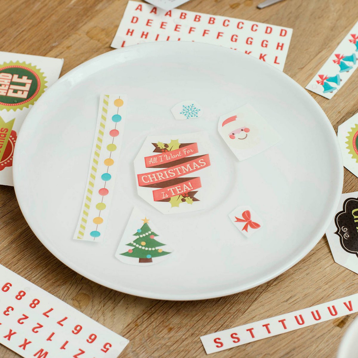 "Create a Christmas mug" (incl. sticker)