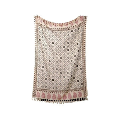 Plaid 130x180 cm katoen tribal