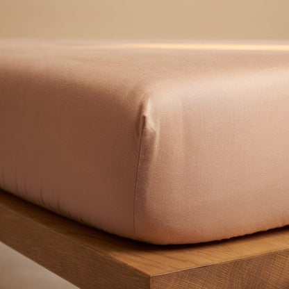 Hoeslaken TENCEL™ Twill Peach 60x120 cm