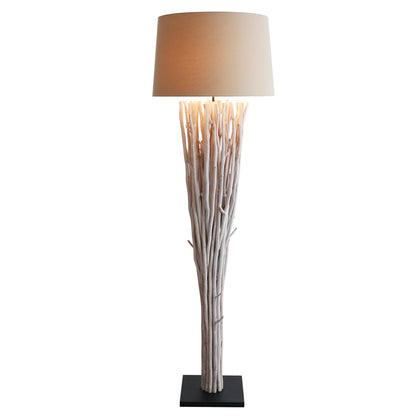 Vloerlamp drijfhout white wash 175 cm