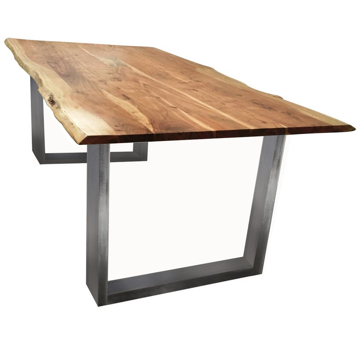 Eettafel 240x100 cm natuurlijk acacia 56 mm