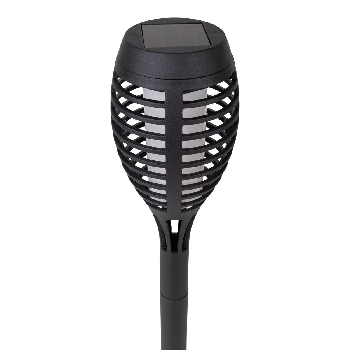 Tuinspots LED 5 stuks 45 cm grijs plastic