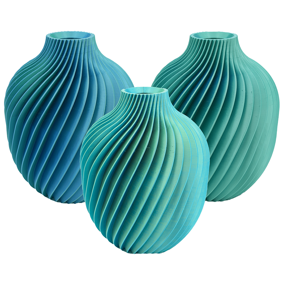 Nova 3D Vase - 3D Printed Vase - Sustainable PLA - Suitable for Artificial Flowers