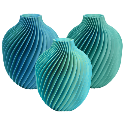 Nova 3D Vase - 3D Printed Vase - Sustainable PLA - Suitable for Artificial Flowers