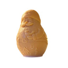Kerstkaars Kerstman 8 cm koolzaadwas