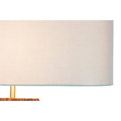 Vloerlamp acacia linnen naturel 171 cm