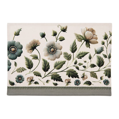 Placemats Set van 6 48x33 cm Beige Katoen