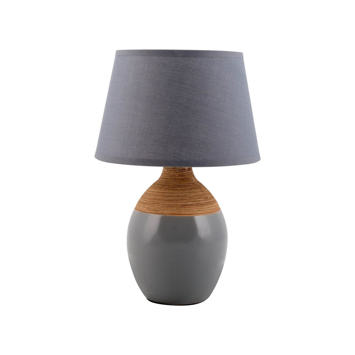 Ceramic table lamp "Tali" grey