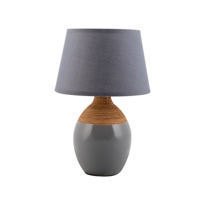 Ceramic table lamp "Tali" grey