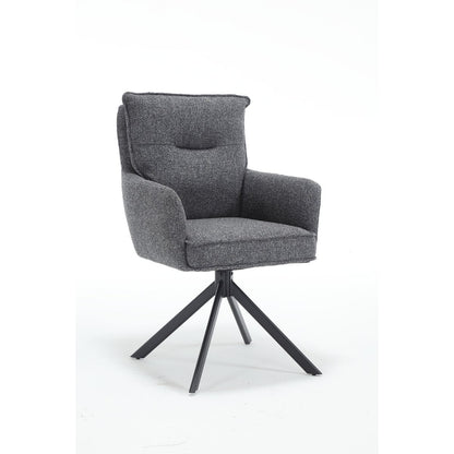 Fauteuil structuurstof antraciet