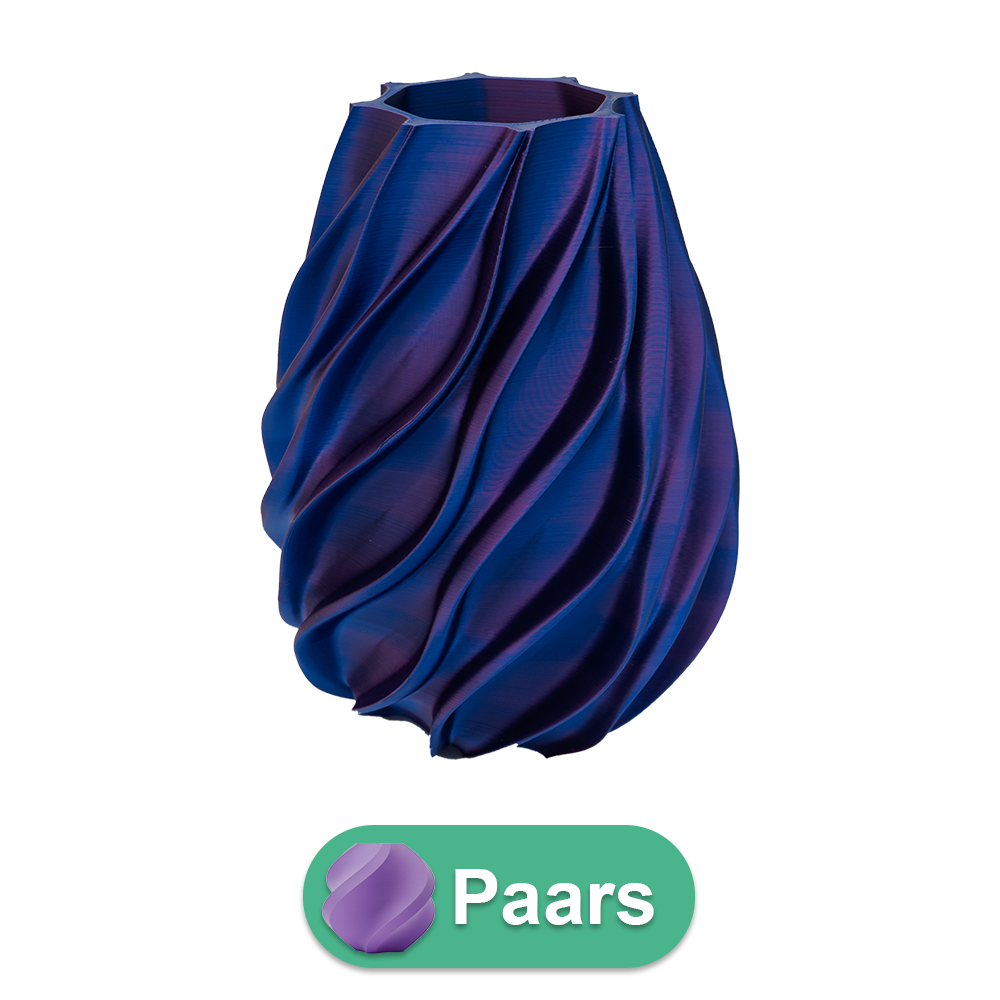 Oliva 3D vaas - 3D geprinte vaas - Duurzaam PLA - Geschikt voor kunstbloemen