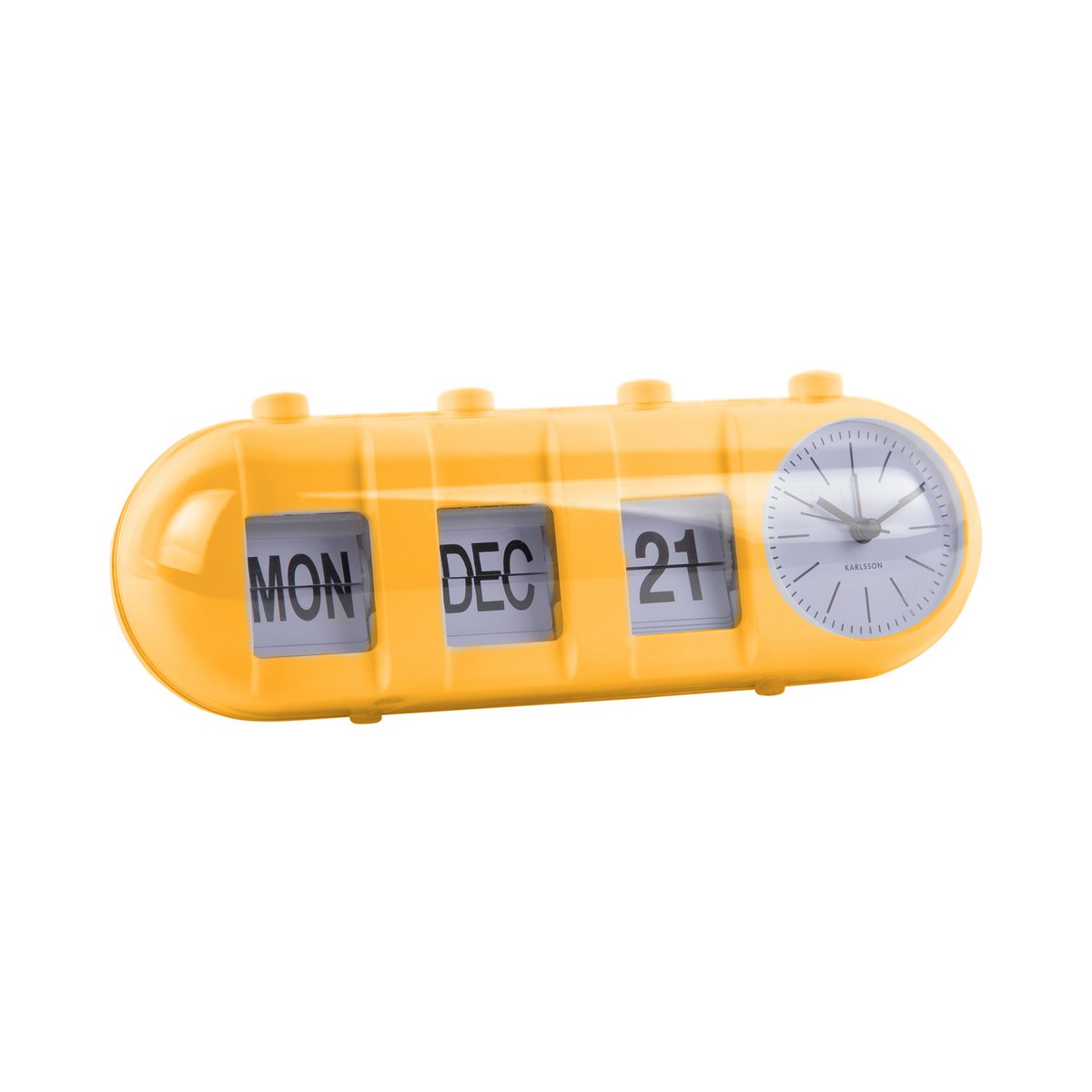 Alarm Clock Retro Tube Calendar Flip