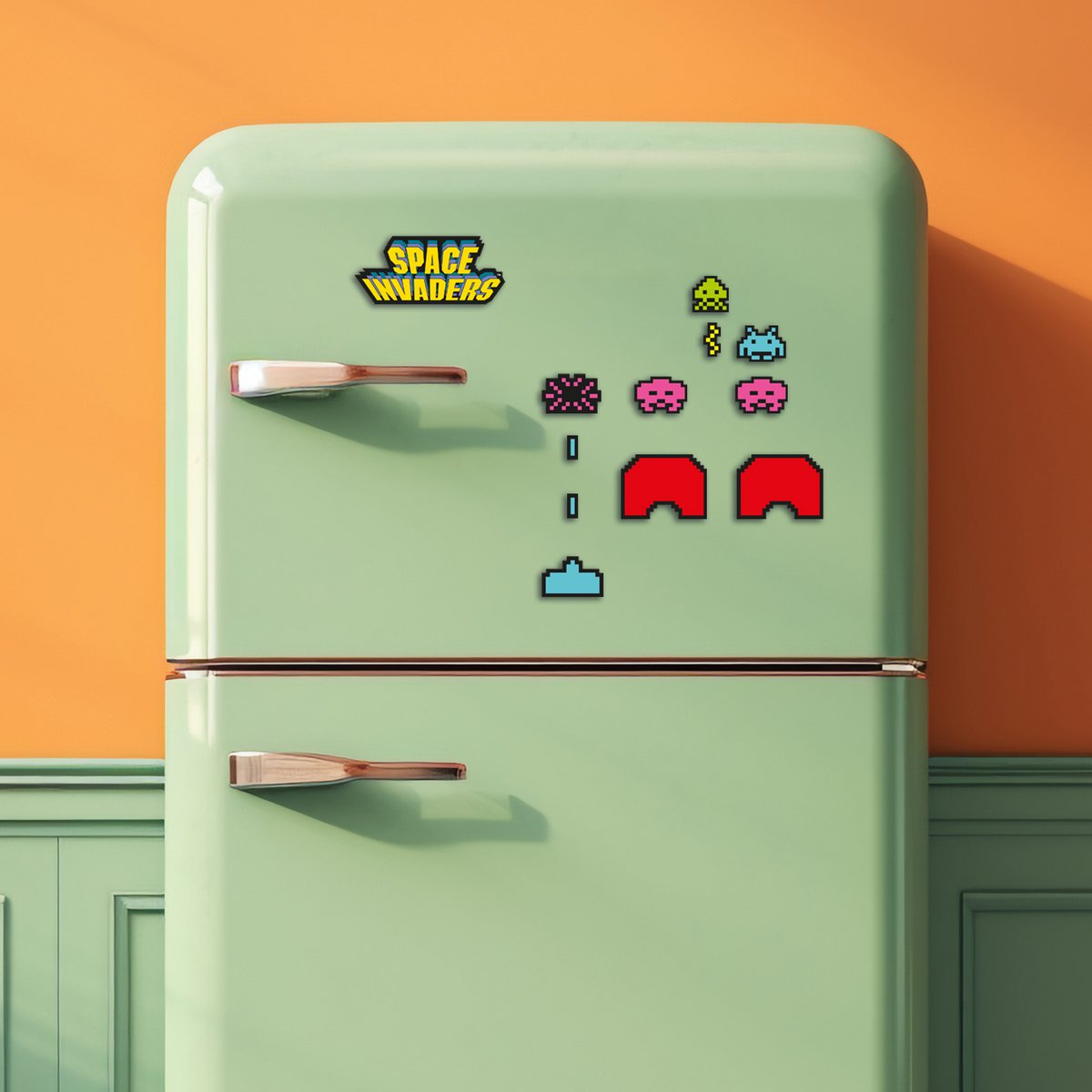 Space Invaders - Magnetic pins