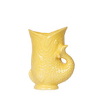Sierpot visvorm keramiek geel Ø9x20 cm