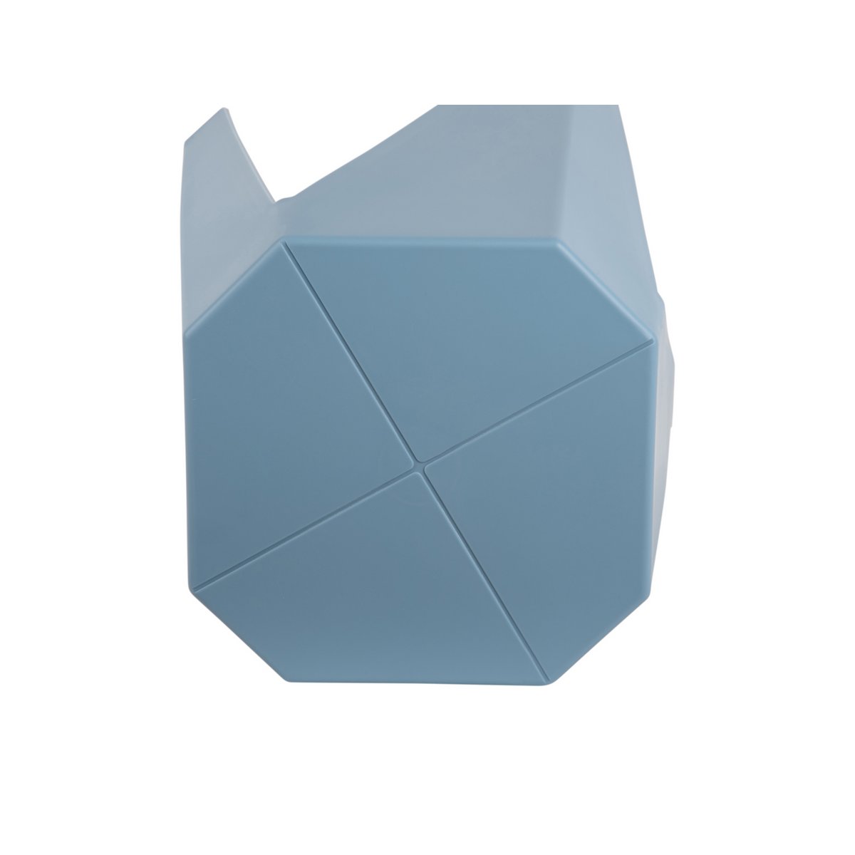 Kruk blauw PP-plastic 29x29x47 cm