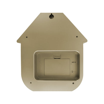Wandklok Karlsson koekoek 22x41 cm goud