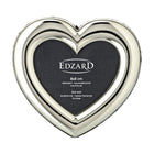 Fotolijst hart 8x8 cm staal zilver
