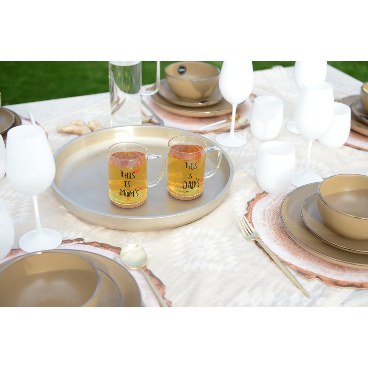 Mok transparant glas 400 ml