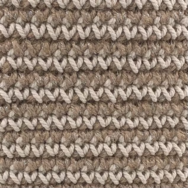 Mand jute katoen off white H30cm