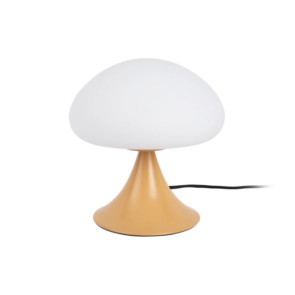 Paddestoel tafellamp 21 cm geel