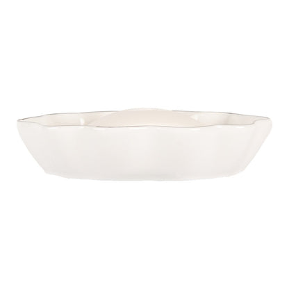 Soap Dish 15x10x3 cm White Ceramic