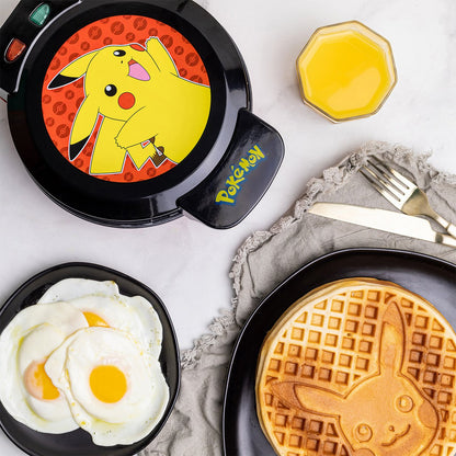 Wafelijzer Pikachu rond