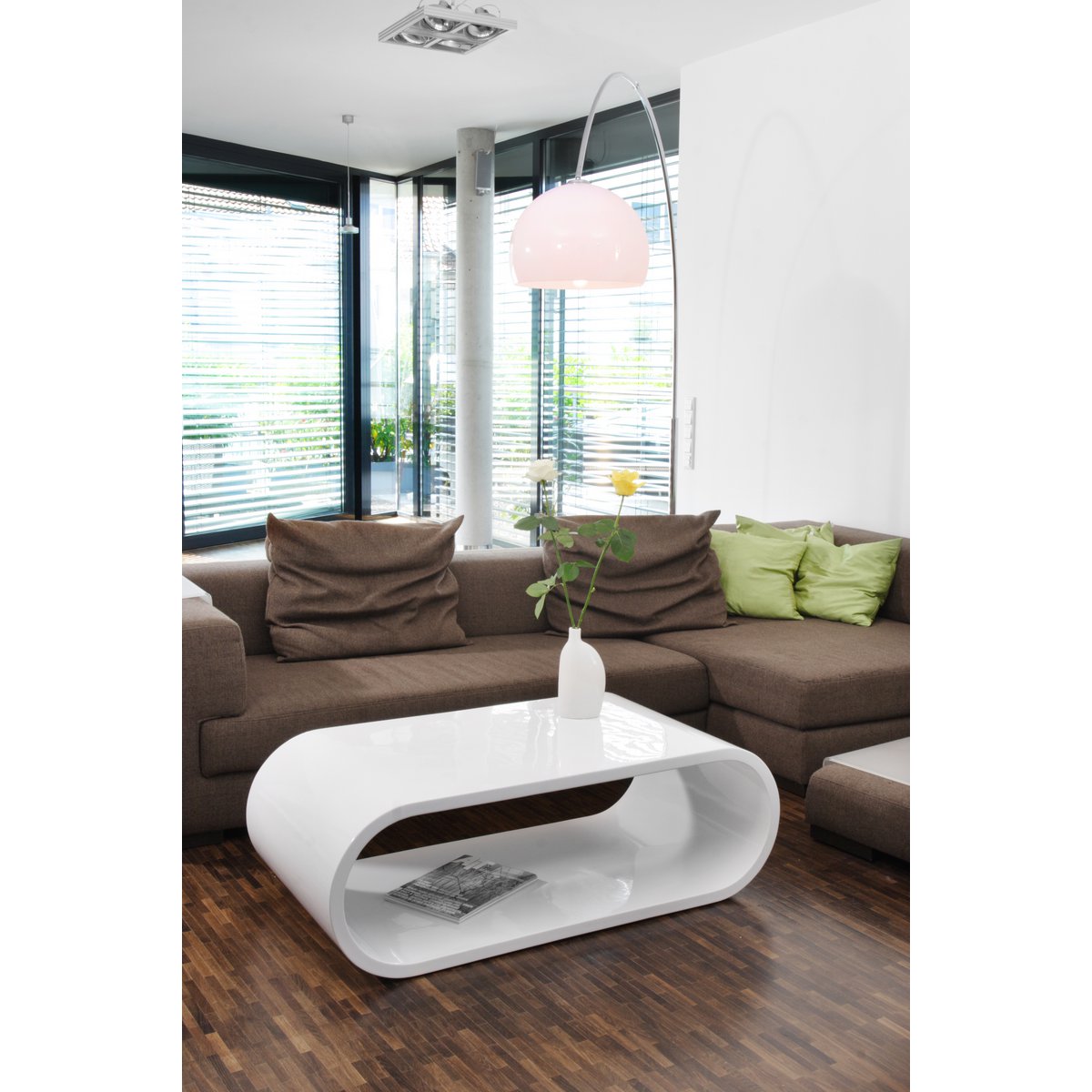 Coffee table 120x60x40 cm white