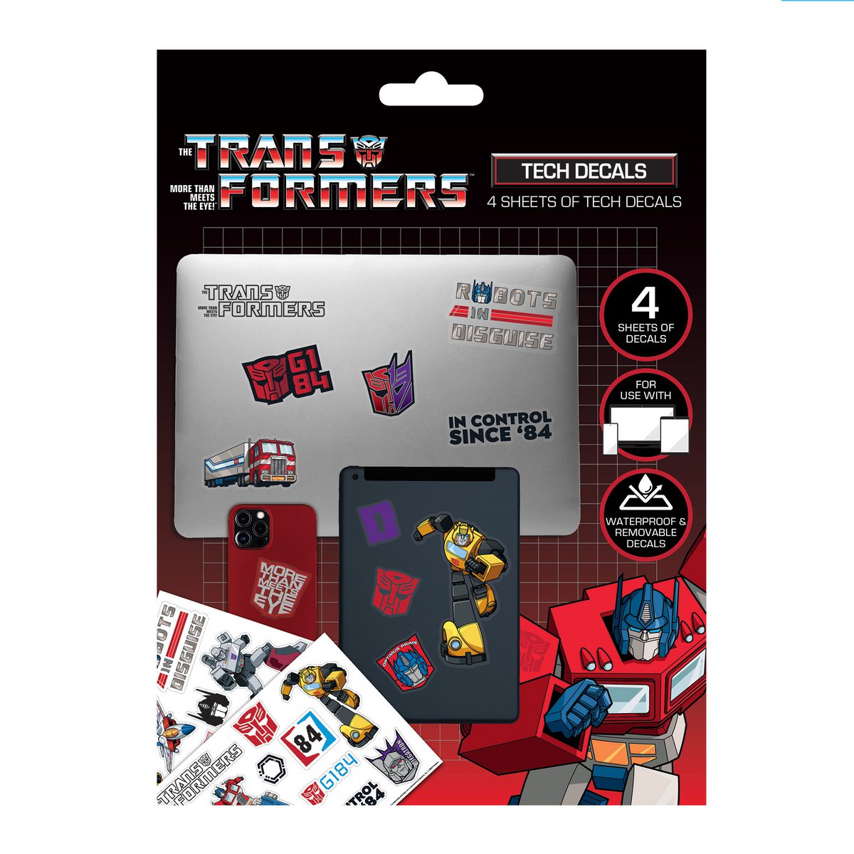 Transformers stickerset 50+ stickers Optimus Prime