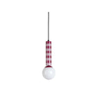 Hanglamp 12 cm diameter rood ijzer