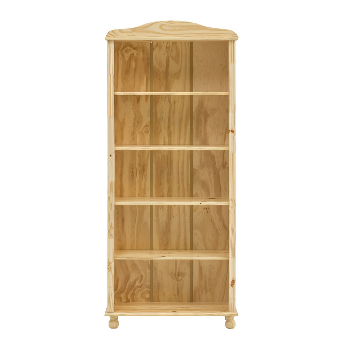 Boekenplank massief grenenhout gedraaide pootjes