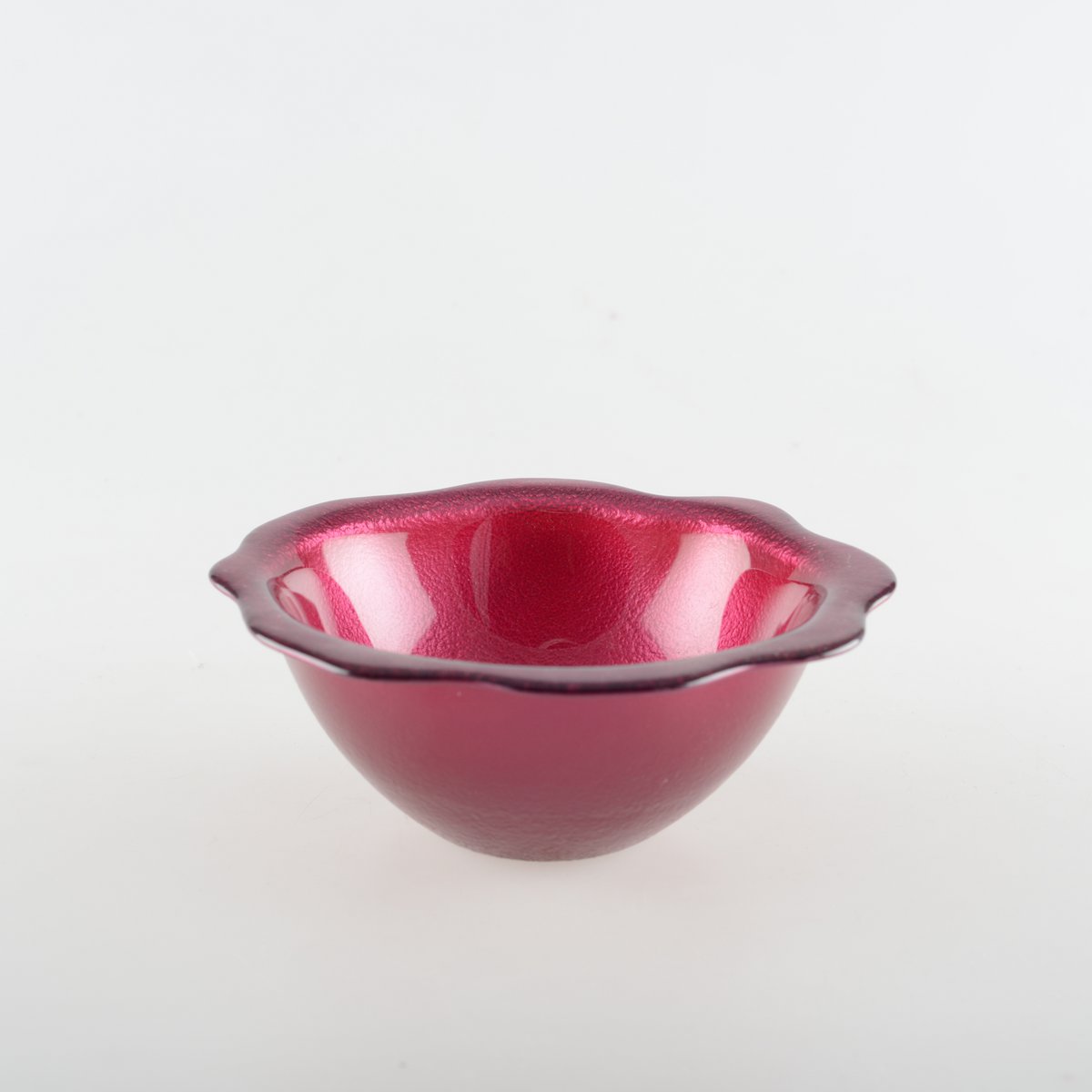Soepkom glas fuchsia 16.5 cm