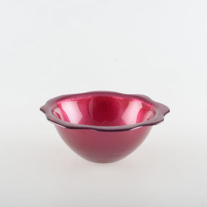 Soepkom glas fuchsia 16.5 cm