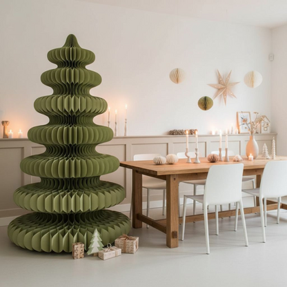 Kerstboom papier 212 cm groen