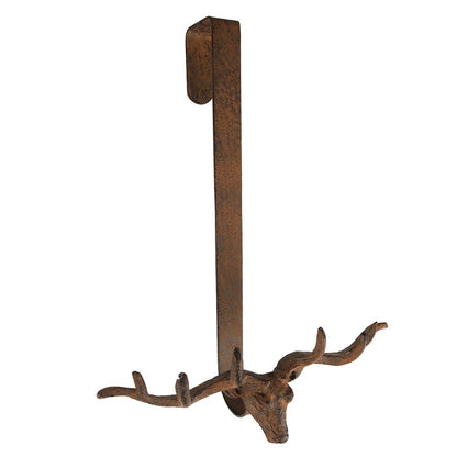 Wandhaak Hert 28x11x37 cm Bruin Metaal