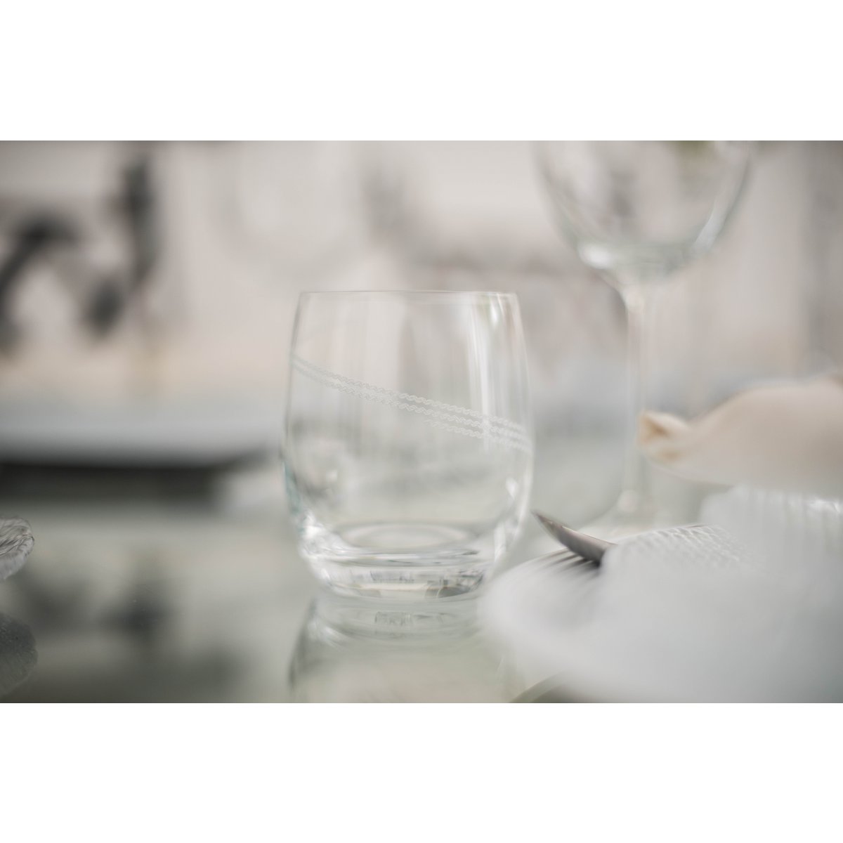 Waterglazen 300 ml set van 6 transparant