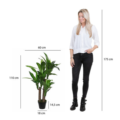 Dracaena Kunstplant H110 D60 Cm Onderhoudsvriendelijk
