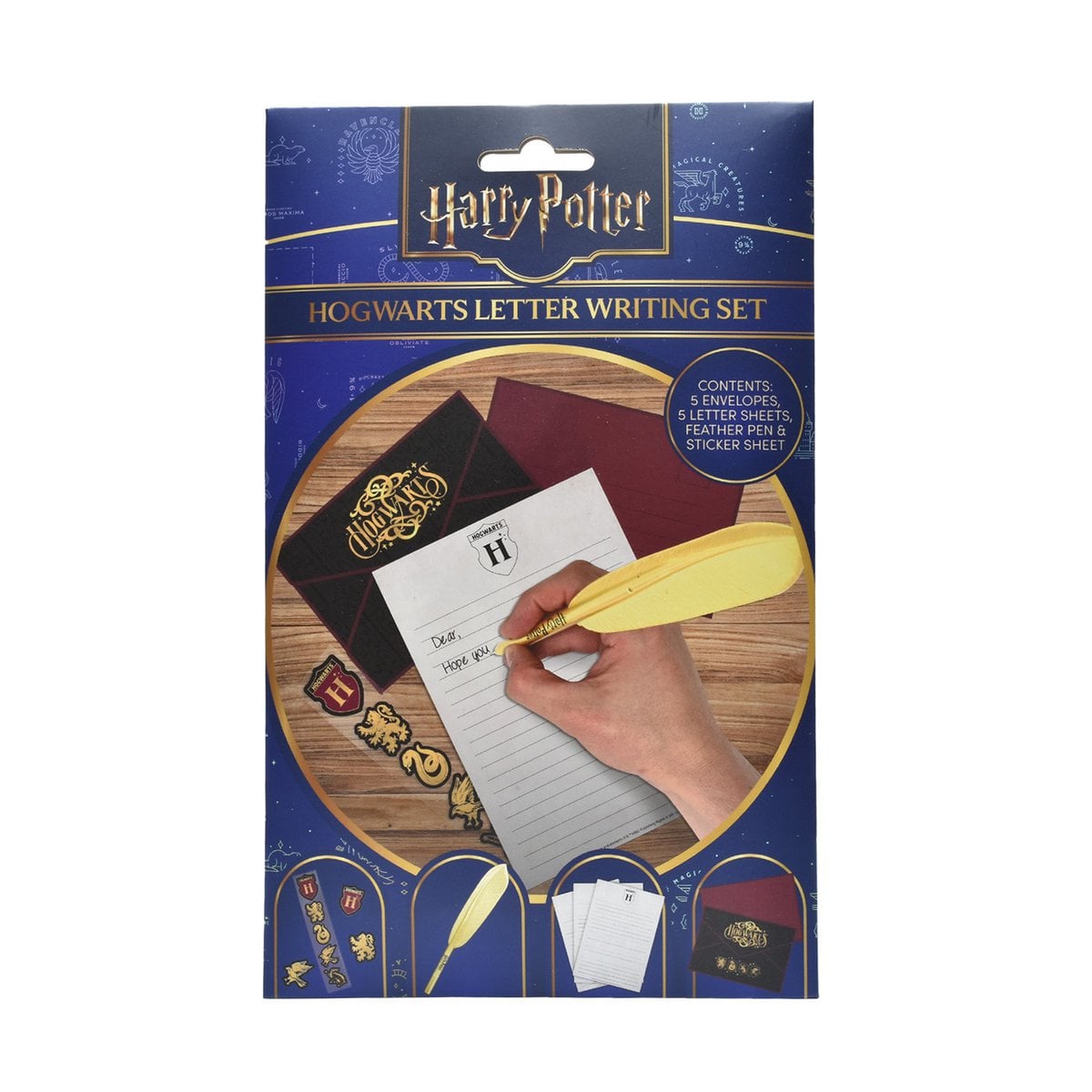 Harry Potter - Tie Set incl. Feather Pin