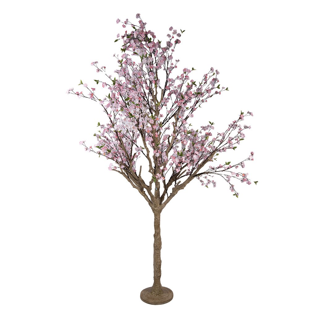 Kunst Kersenbloesem boom 190x190x300 cm roze