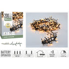 Lichtsnoer 200 LED 4m warm wit extra warm wit