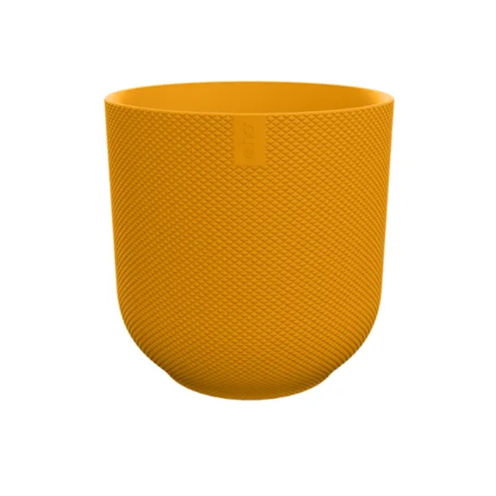 Elho Jazz Round Amber Yellow Pot - D23cm - H21cm - D19