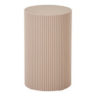Bijzettafel Farense 30x30x50 cm MDF beige grijs