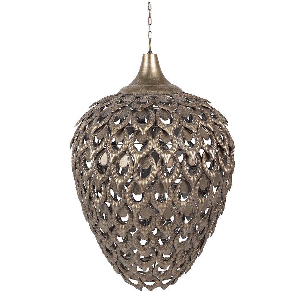 Hanglamp Ø 39x59 cm goudkleurig ijzer