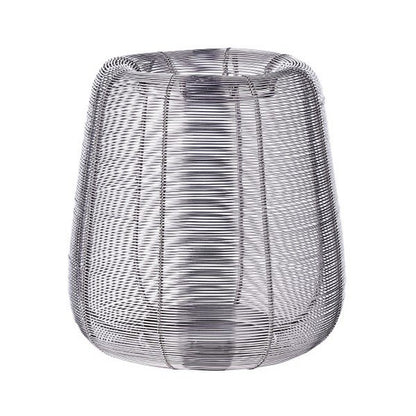 Lantaarn Kurt 24 cm zilver staal