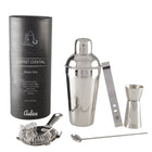 Cocktailshaker set 550ml 5 stuks zilver