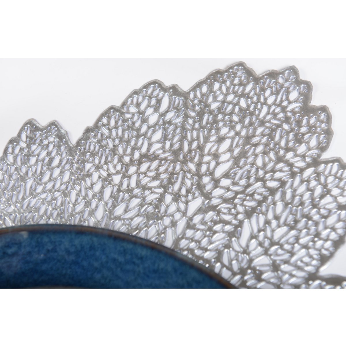 Onderzetter zilver 47x36 cm plastic