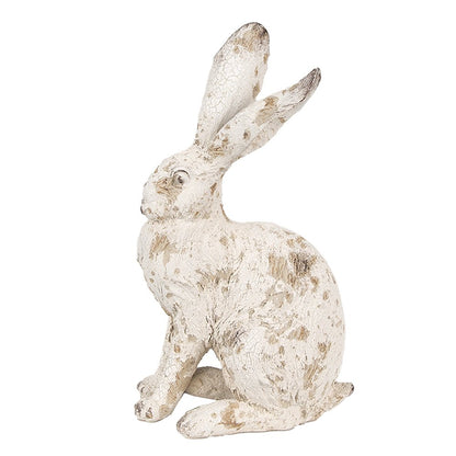 Beeld Konijn 22 cm Beige Polyresin Paasdecoratie
